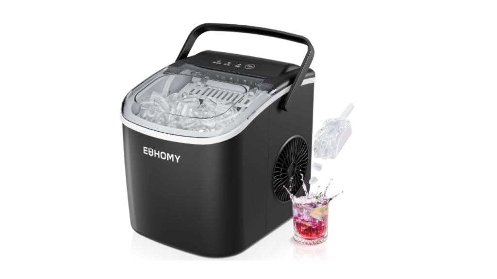 EUHOMY Countertop Ice Maker Machine Overview