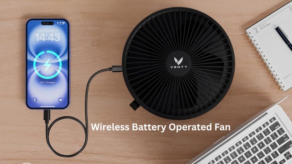 VENTY Portable Fan – Compact Cooling with Smart Features